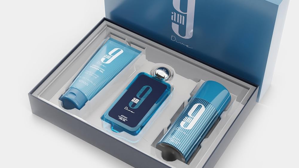 Set 9am Shower Gel 150 / / Perfumed Deodorant Spray 100ml – Afnan